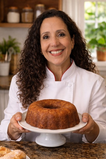 Andrea, criadora das receitas